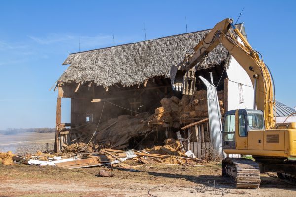 Barn Demolition in Dawsonville