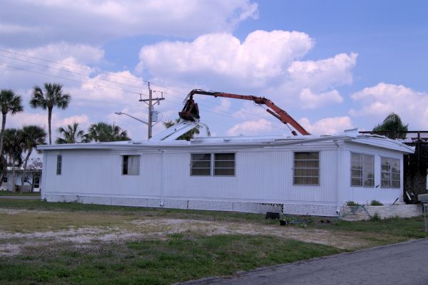 Mobile Home Demolition in Dawsonville